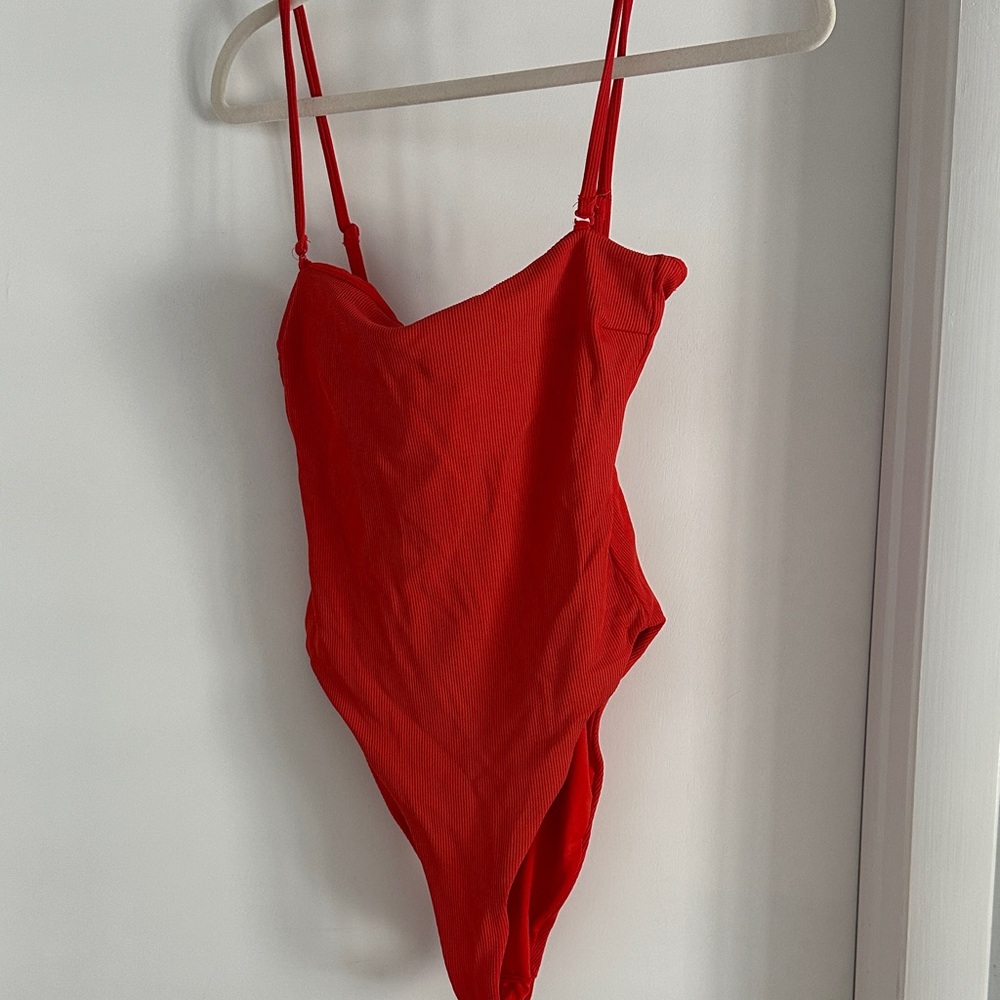 Mango Red One Piece Swimsuit